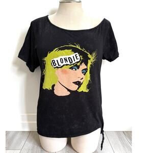 Torrid 1 (1X 14/16) Blondie Punk Rock Music Shoulder Graphic Tee T Shirt 80s